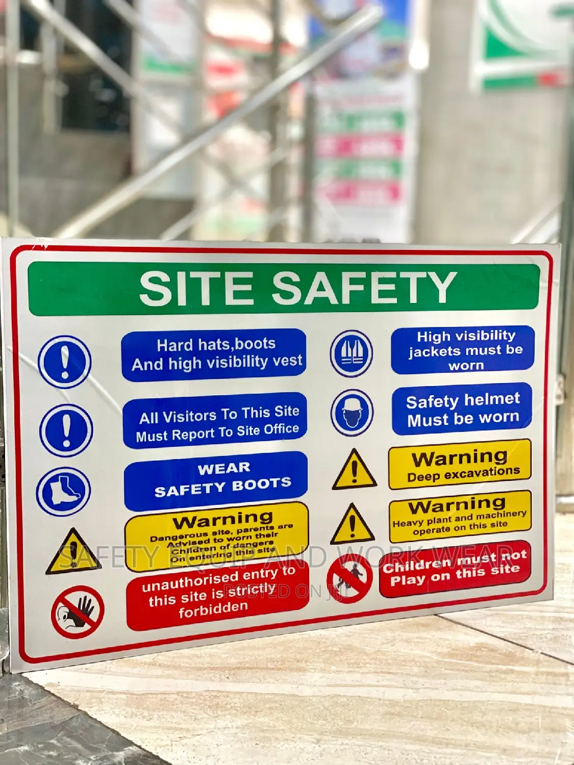 Safety Signs Construction Safety Signs
