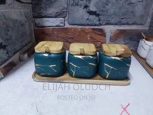 Ceramic Sugar Dish Set