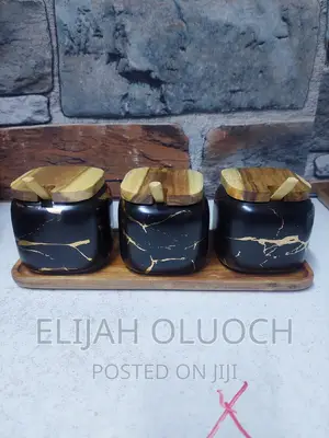 Ceramic Sugar Dish Set