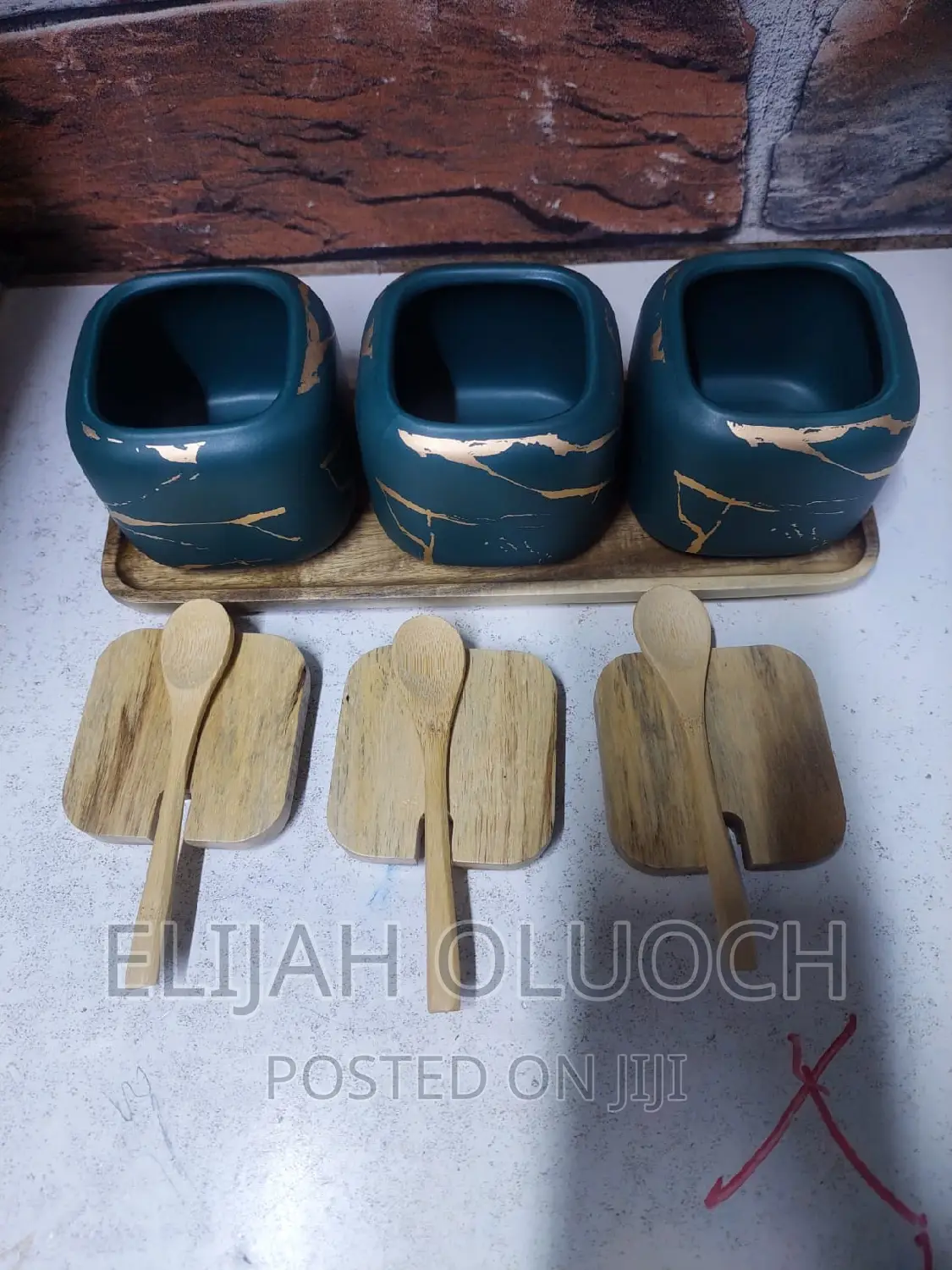 Ceramic Sugar Dish Set