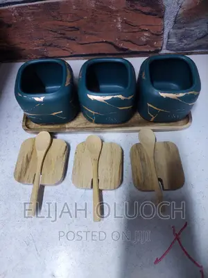 Ceramic Sugar Dish Set