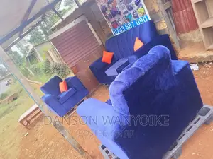 Five Seater Blue Sofa on Sale