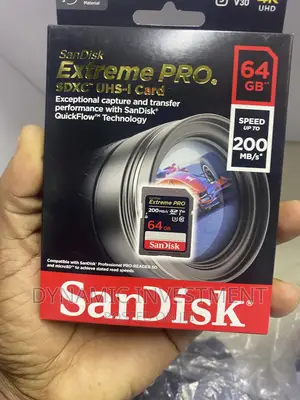 Sandisk Extreme PRO 64GB SDXC UHS-I Camera Memory Card
