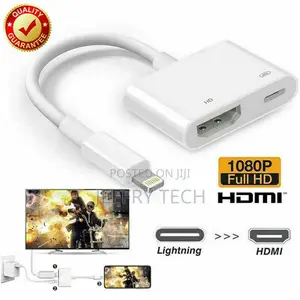 8 Pin Data to HDMI Adapter Cable Digital AV TV for iPhone 7/