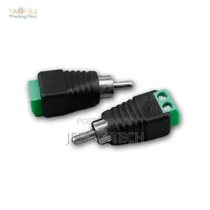 RCA Male Adapter to Terminals Set of 2 - Terminal Block to C