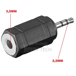 Headset Audio Adapter From 3.5mm Female to 2.5mm Jack Stereo