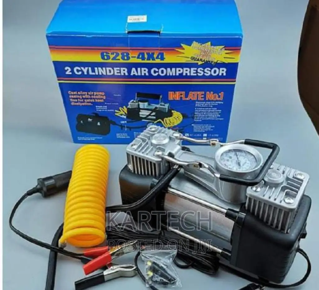 2-Cylinder Air Compressor/Tyre Inflator