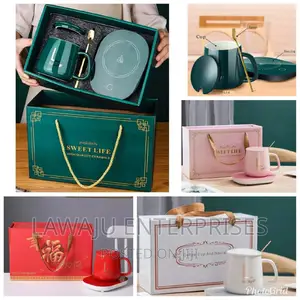 Ceramic Gift Mug Set With Warmer Exclusively Packaged