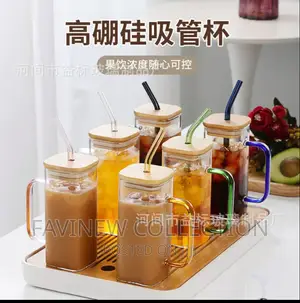 Glass Jar With Bamboo Lid