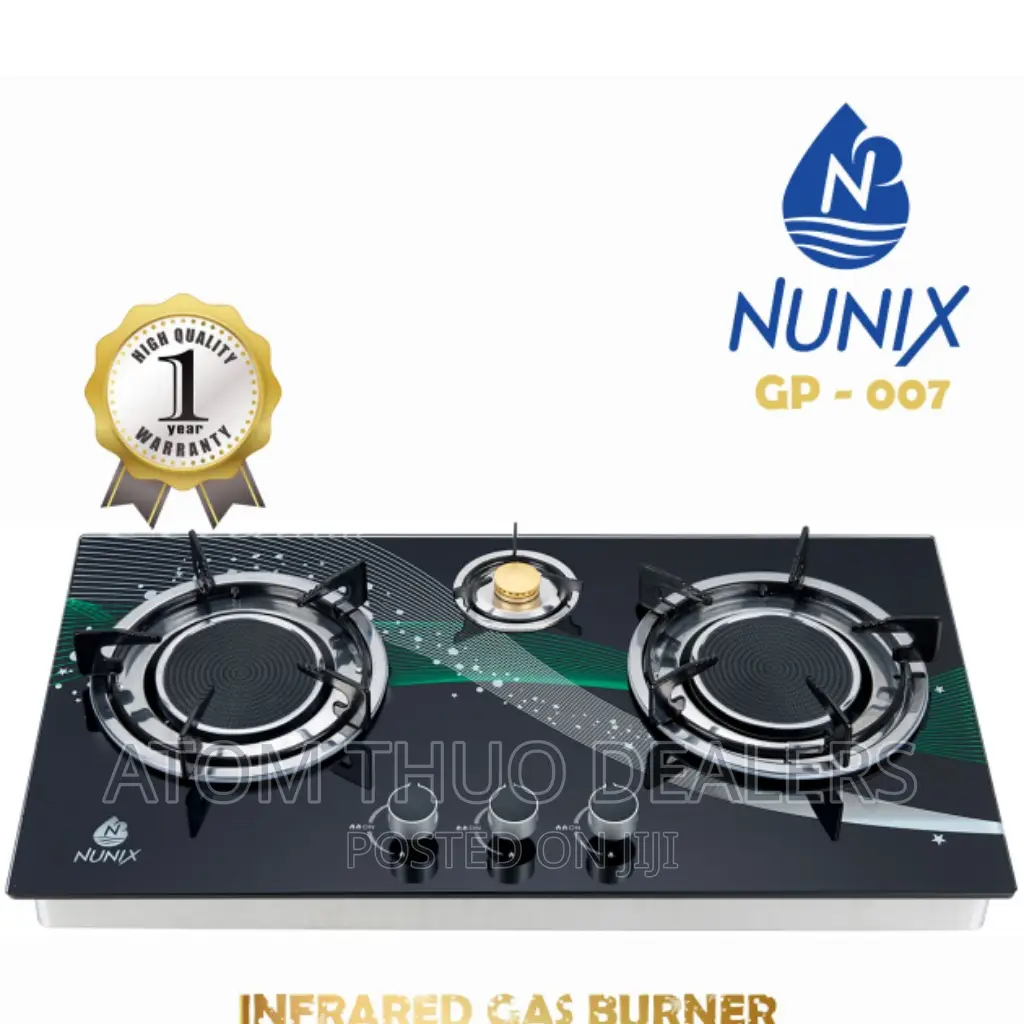 Nunix 3 Burner Infrared Cooker Is Available 
