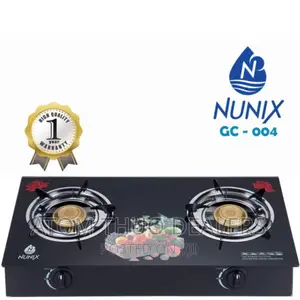 Nunix 2 Burner Glass Top Cooker GC-004 