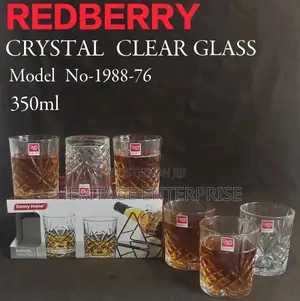 Wine Glass 6pcs Set 350ml Redberry Wine Glass