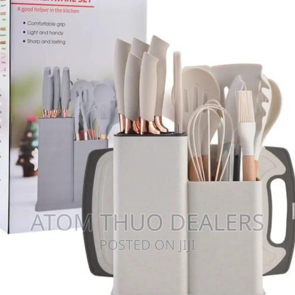 19 PCS Executive Silicon Spoons - White