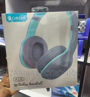 Celebrat A18 Bluetooth Wireless Headphones, Gray