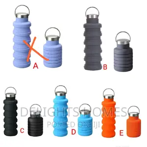 500ml Collapsible Silicone Water Bottle