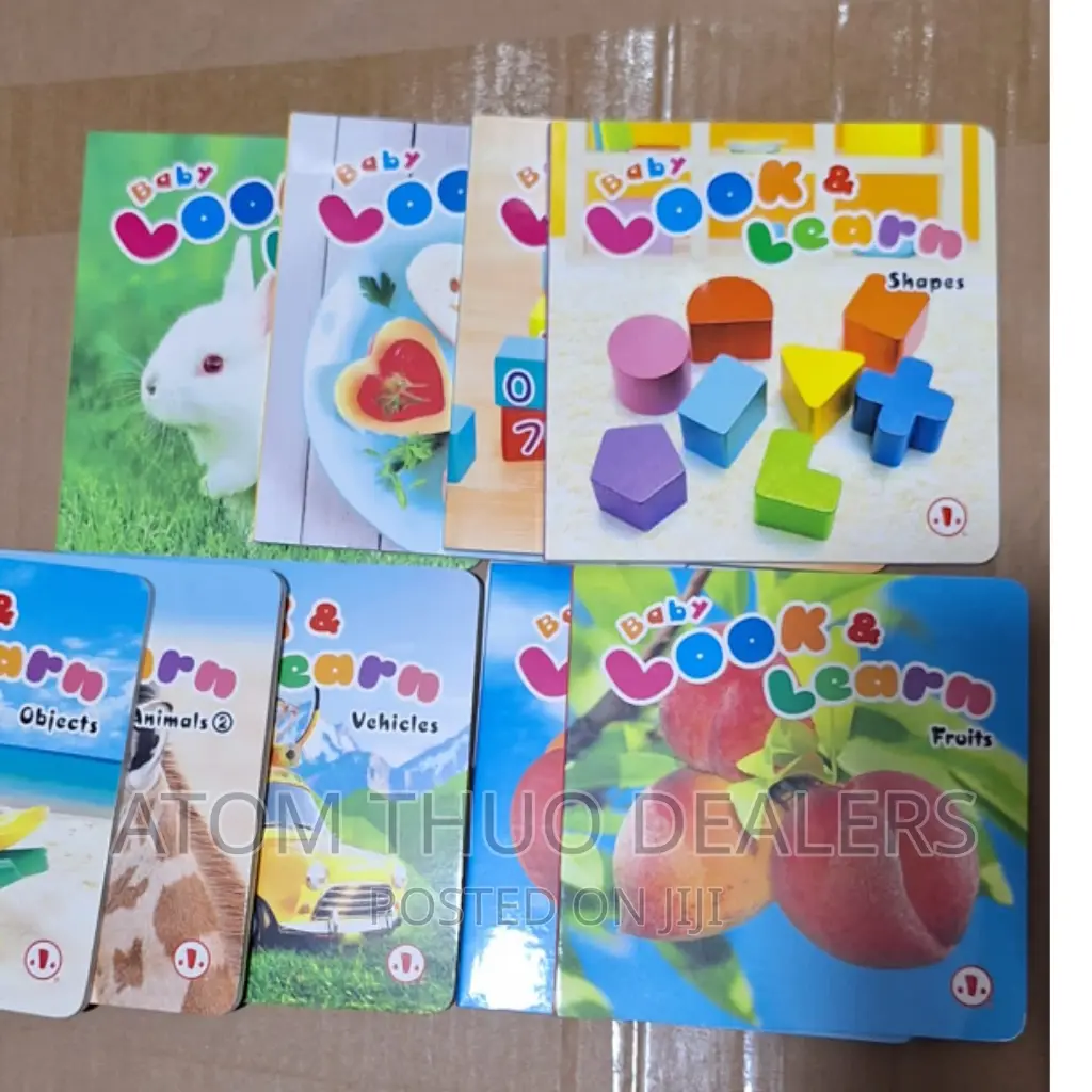 Look and Learn Board Book for Kids 