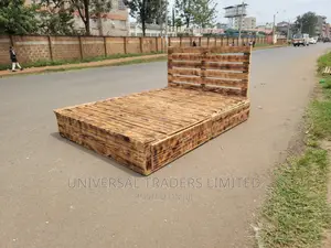 Pallets Bed - DIY Detachable Pallet Bed With Drawers - 5x6