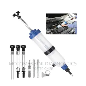 Vehicle and Domestic Fluids and Oil Extractor Syringe