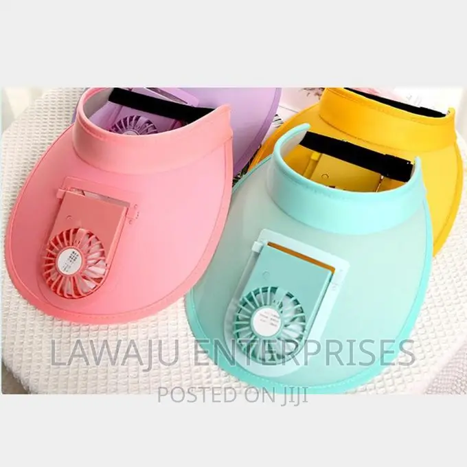 Sun Visor Hats With USB Fan