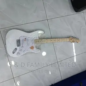 White Rythmn Electric Guitar