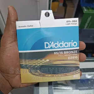 d'Addario Light Gauge Acoustic Guitar Strings EZ910