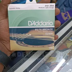 d'Addario Medium Light Gauge Acoustic Guitar Strings EZ920