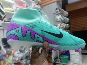 Nike Air Zoom Green Purple Colorway Football Boots