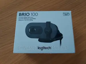 Logitech Brio 100 Full HD Webcam for Meetings and Streaming