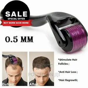 Beard Dermaroller for Hair Loss Beard Growth 0.50mm