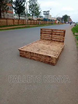 Pallet Bed- 5*6 Premium Pallet Bed With Drawers .(DL1*4)