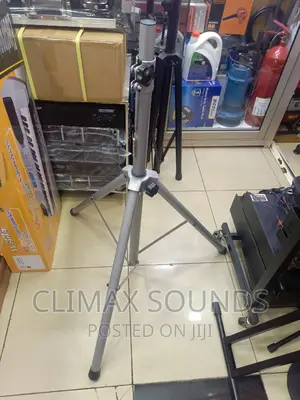 Speaker Stands Silver Metal Heavey