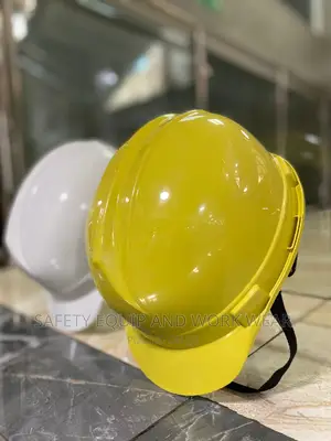 White And Yellow Light Duty Helmets