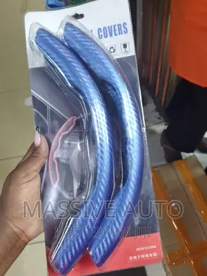 Universal Carbon Fiber Steering Wheel Cover/ Carbon