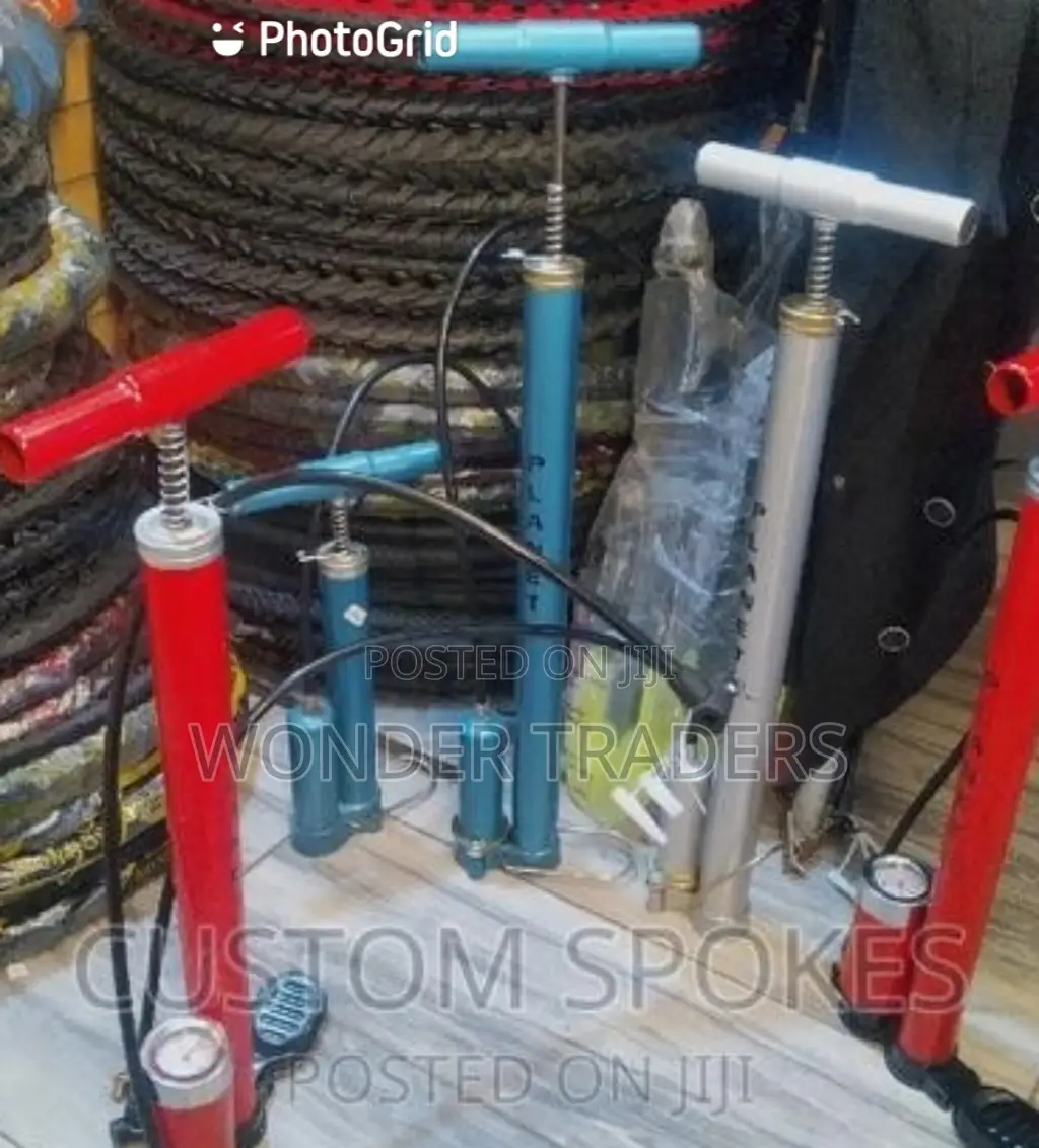 Bicycle Pump With Gauge