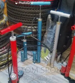 Bicycle Pump With Gauge