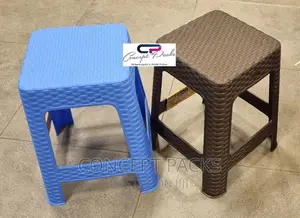 Blue / Brown Kenpoly Bamboo Stools.