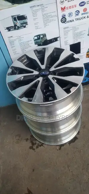 18 Inch Subaru Black Set