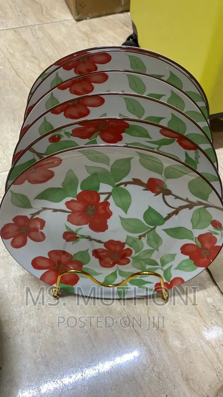 6 Large CERAMIC PLATES*