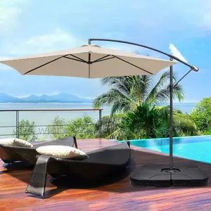 Cantilever Parasol/Patio Umbrella 10ft/3mtrs With Crankshaft