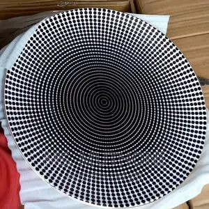  *10.5" Porcelain Decorated Ceramic Dinner Plate