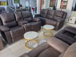 Brown 6 Seater Recliner Sofa Set