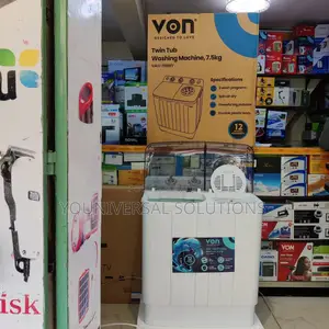 Von 7.5 Liter Twin Tab Washing Machine