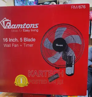 Ramtons 16 Inches Wall Fan With Remote