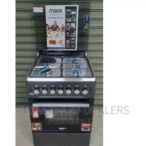 Mika 60*60 3+1 Standing Cooker With Electric Oven (Marble) 