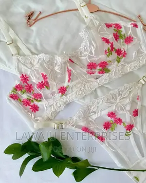 2 PC Floral Lingerie