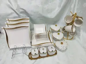 20pcs Golden Rim Dinner Set