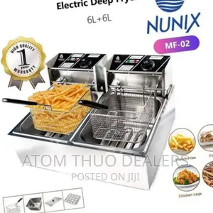 Double Electric (6l+6l) Commercial Deep Fryer MF-02(NUNIX)