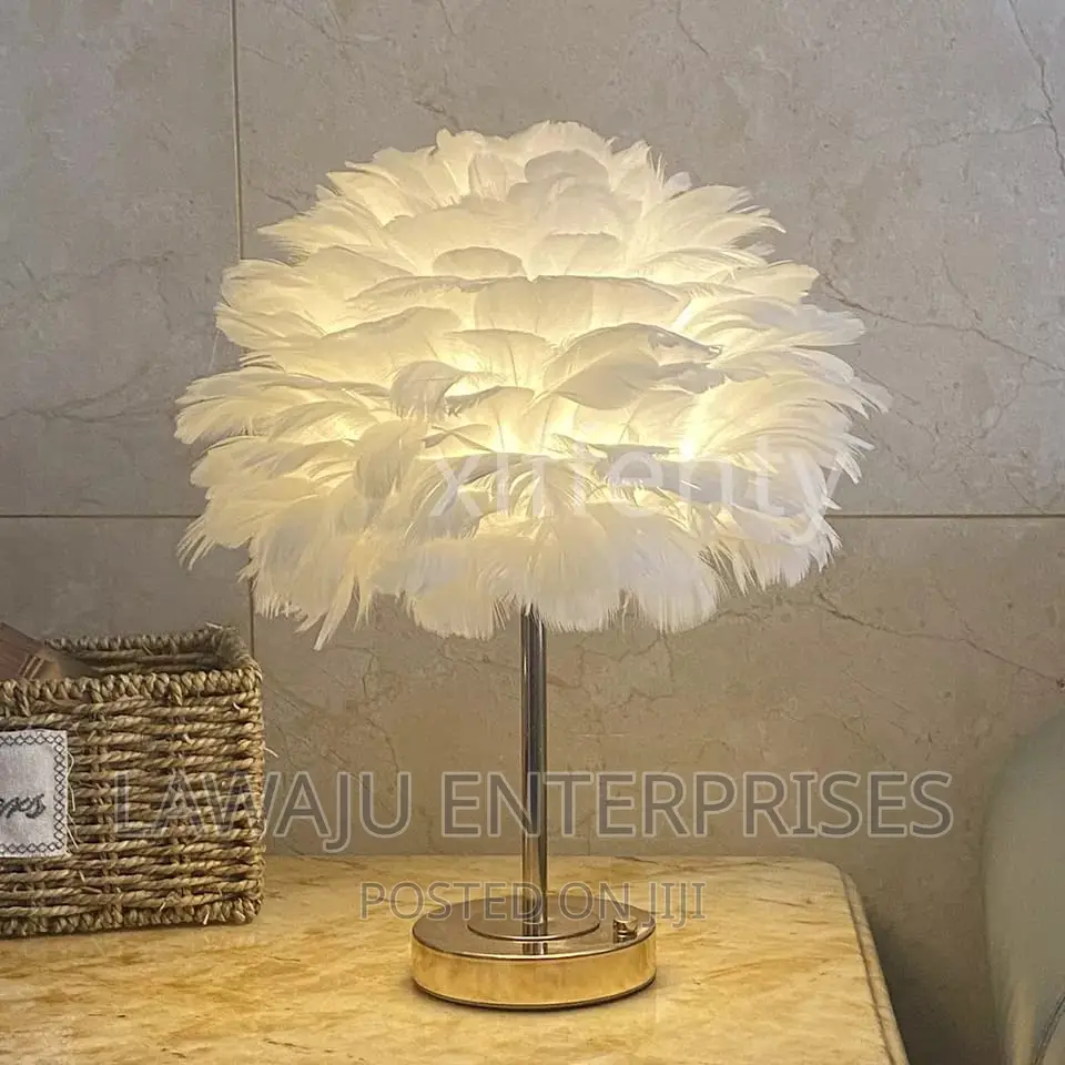 LED Modern Feather Night Light