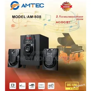 Amtec Sub Woofer Sound System -BT/USB/FM- AM-808