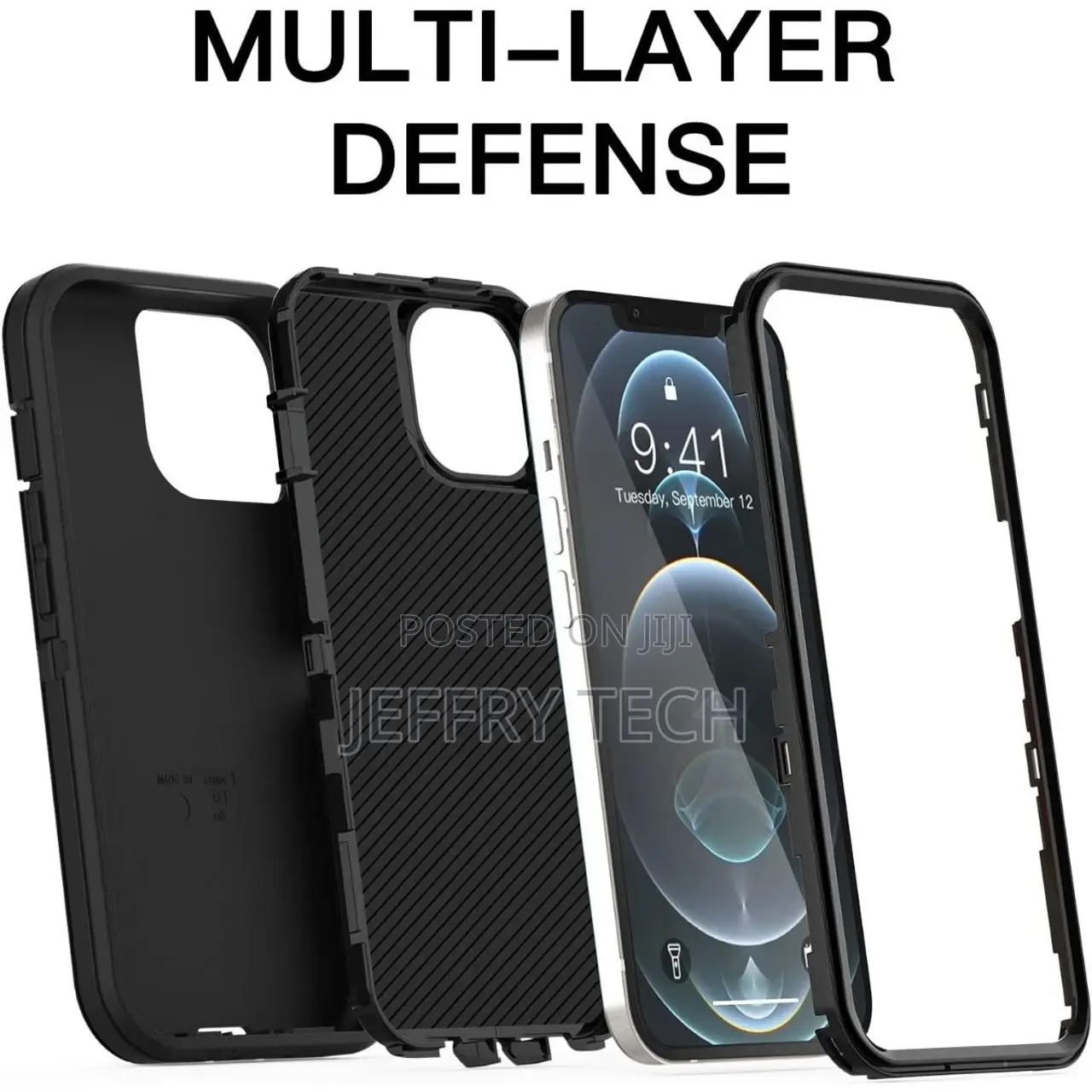 iPhone 12 Pro Max Rugged Shock / Drop Protection Defender C